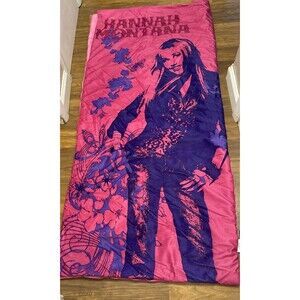 Vintage Hannah Montana Sleeping Bag Disney Child’s Size 30”x54”